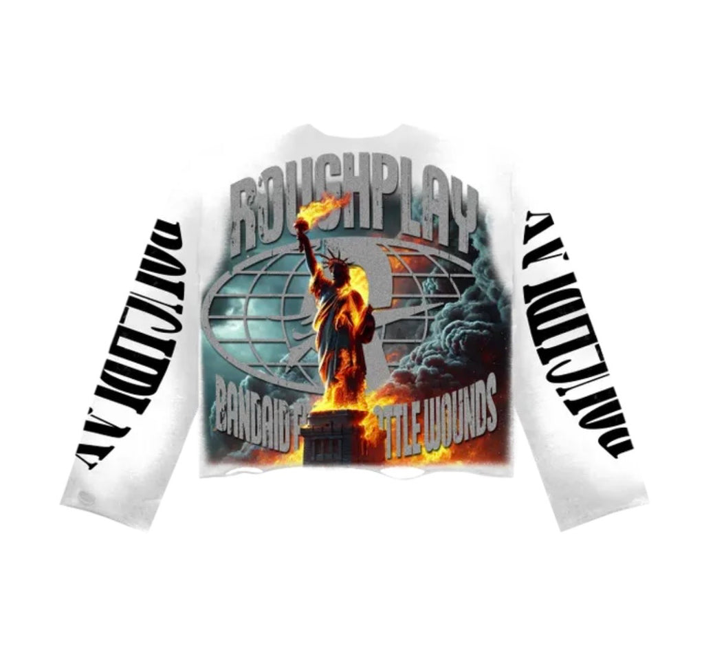 RoughPlay🩹NYC Long Sleeve (WHT)