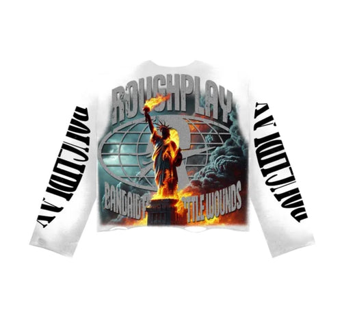RoughPlay🩹NYC Long Sleeve (WHT)