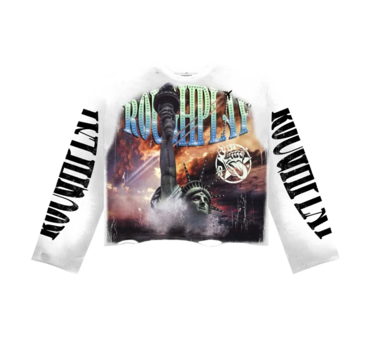RoughPlay🩹NYC Long Sleeve (WHT)
